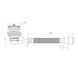 Сифон Waterstal SE 3860 для душ. піддона 1 1/2&Prime; низький з гофрою 32х32/40/50