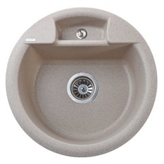 Гранітна мийка Globus Lux GURON піщаний 480мм-А0004
