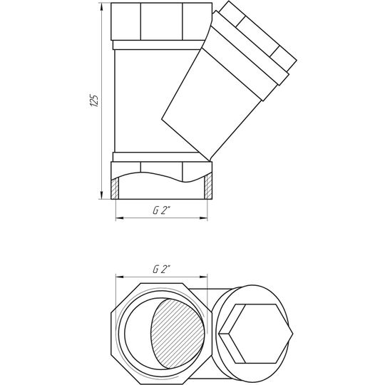 Фільтр грубого очищення SELBA 2″ SL1512