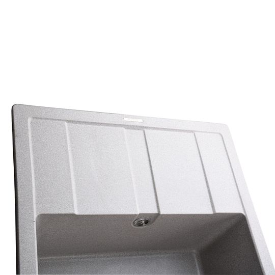 Гранітна мийка Globus Lux ONE сірий камiнь 650x500мм-А0005