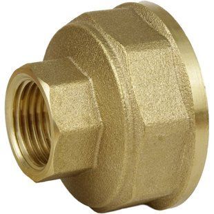 Муфта редукційна 1 1/2"х 3/4"ВВ латунна восьмигранна А0336А