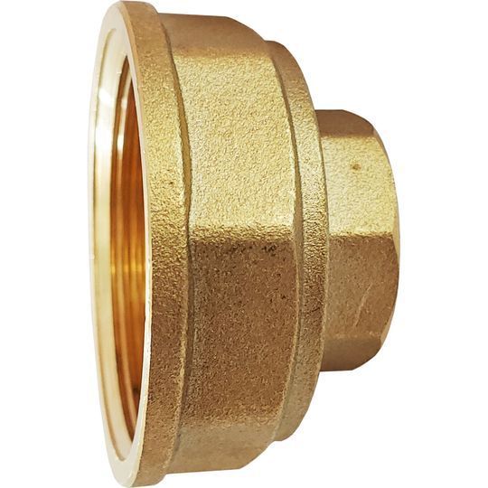 Муфта редукційна 1 1/2"х 3/4"ВВ латунна восьмигранна А0336А