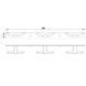 Планка з гачками подвійними 3х2 Perfect Sanitary Appliances RM 1503-3
