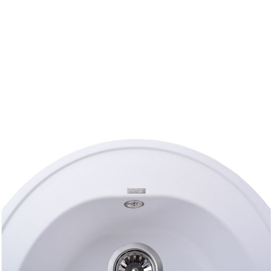 Гранітна мийка Globus Lux MARTIN білий 510мм-А0007