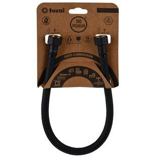 Шланг водяний TUCAI TAQ PREMIUM GRIF 1/2&Prime;x1/2&Prime; BВ 0,3м.АНТИКОР. ACB HG-1212-300 (Чорний Мат) 209968