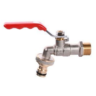 Кран кульовий для поливу Q PROFESSIONAL 1/2&Prime; NV-QP155 + коннектор швидкоз'ємний