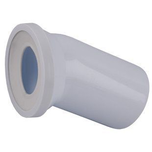 Коліно OPTIMUM для унітазу 22,5 &deg; D110 пластик OPTI 21410/222