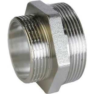 Ніпель редукційний 1 1/2"х1 1/4"ЗЗ нікельований А0522А(нк)