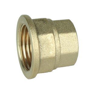 Муфта редукційна 1/2"х3/8"ВВ латунна восьмигранна А0343А