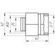 Муфта із внутрішньою різьбою APE ITALY 702 L 1&Prime;x32
