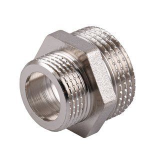 Ніпель редукційний 1&Prime;х3/4&Prime;ЗЗ нікельований під прокладку NN542G OPTIMUM