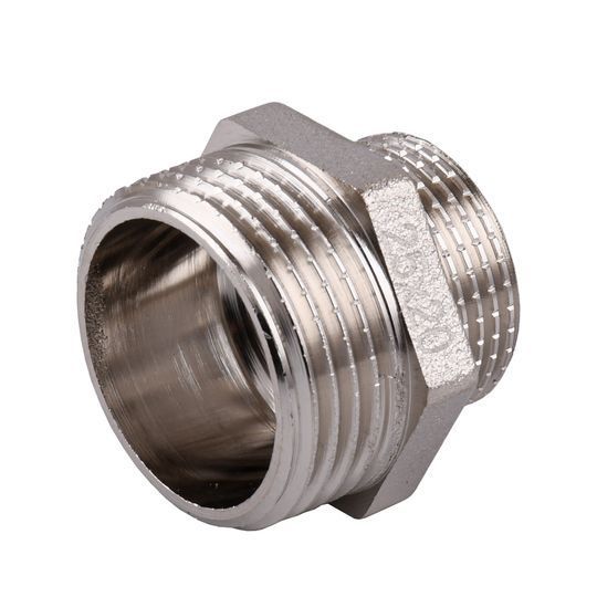 Ніпель редукційний 1&Prime;х3/4&Prime;ЗЗ нікельований під прокладку NN542G OPTIMUM