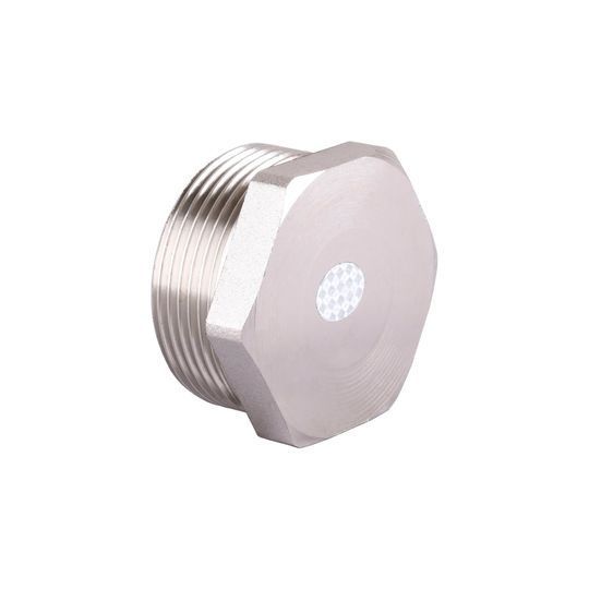 Заглушка з зовнішньою різьбою SOLOMON 1 1/2&Prime; нікель 4001