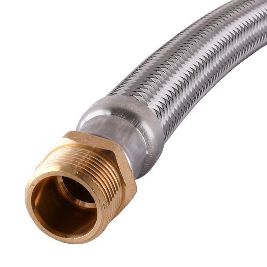 Шланг антивібраційний прямий TUCAI EXTRA TWIST 1&Prime; 0,8м RIVER MG-1-800 204745