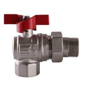 Кран кульовий кутовий з американкою SELBA 3/4&Prime; SL1543