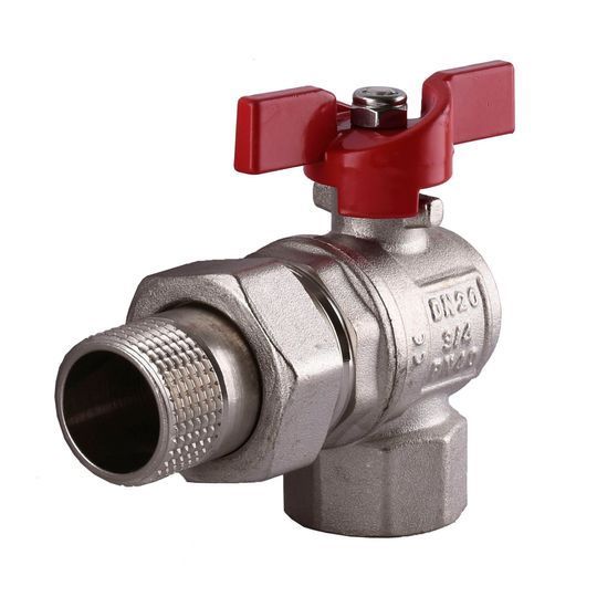 Кран кульовий кутовий з американкою SELBA 3/4&Prime; SL1543