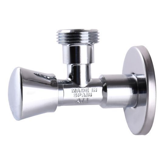 Кран вентильный кутовий ARCO 1/2&Prime;х 3/4(+3/8&Prime;) ZENIT Z0915 REGULA