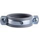Хомут в зборi CR 1 1/2&Prime; (47-53мм) з гвинтом-шурупом 8*100 та дюбелем в уп., сірий