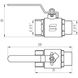 Кран кульовий прямий SELBA 3/4″ ЗВ КР SL1505