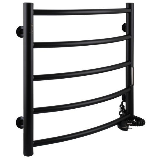 Рушникосушарка UNIO LD ЕU 500-500-5 BLK Драбинка Дуга електро чорна