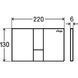 Панель змиву Prevista д/бачків Visign for Style 24, хром, Viega 773267