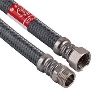 Шланг водяний TUCAI 1/2&Prime;x1/2&Prime; ЗВ 0,5м SUPER АНТИКОРОЗІЯ TAQ МG-1212-500 204287