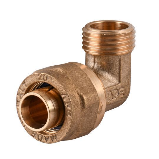 Кутник із зовнішньою різьбою APE ITALY 753 L 1/2&Prime;х20