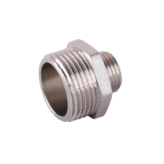 Ніпель SOLOMON 1 1/2″х3/4″ ЗЗ нікель 8208