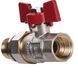 Кран кульовий прямий з американкою WATERVALVE Q003 NV-V123 1/2&Prime; ЗB