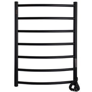 Рушникосушарка UNIO LD ЕU 700-500-7 BLK Драбинка Дуга електро чорна