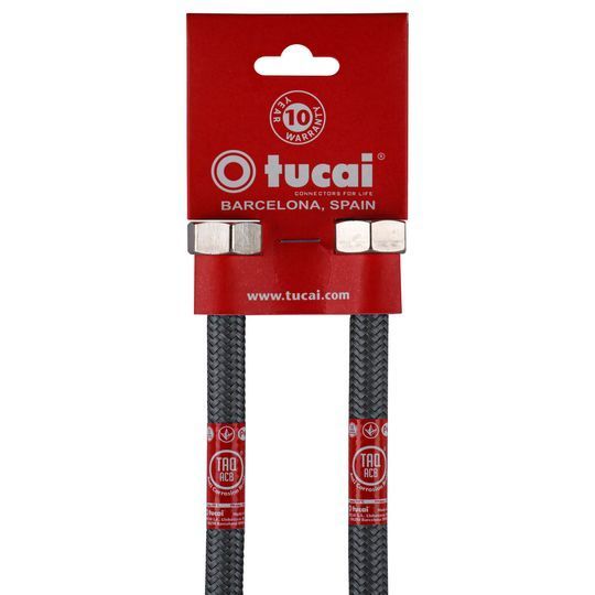 Шланг для змішувача TUCAI М10х1/2&Prime; 1,0м АНТИКОРОЗІЯ TAQ GRIF AСB 206223 ПАРА