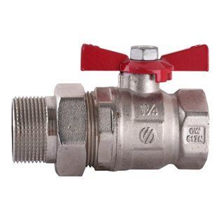 Кран кульовий прямий з американкою ARCO 1 1/4&Prime; SENA 154106