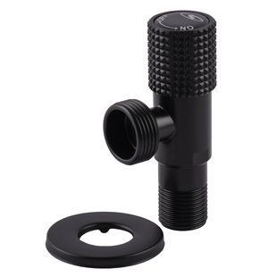 Кран кутовий кераміка SOLOMON EXCLUSIVE 1/2&Prime;X3/4&Prime; 989 BB (BLACK/BLACK) ( 1шт.)