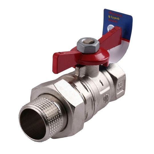 Кран кульовий прямий з американкою ARCO 1&Prime; SENA 154105
