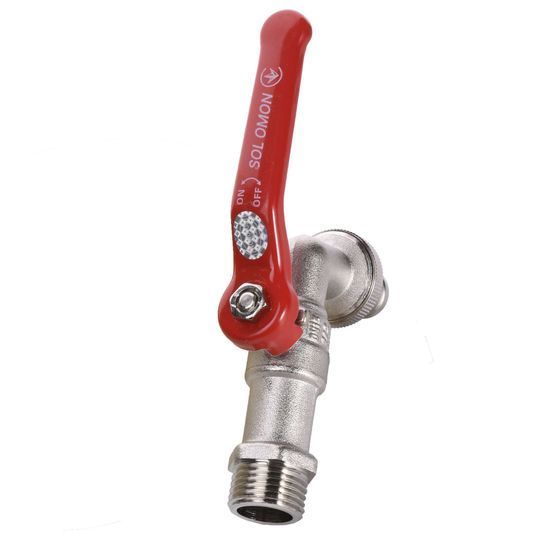 Кран SOLOMON кульовий для поливу 1/2&Prime; 4054