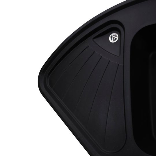 Гранітна мийка Globus Lux AVERNO чорний 1060х575мм-А0002