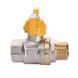 Кран кульовий прямий SOLOMON 1/2&Prime; ЗВ ЖБ PN40 B1008