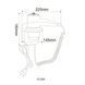 Фен HOTEC 12.204 ABS White