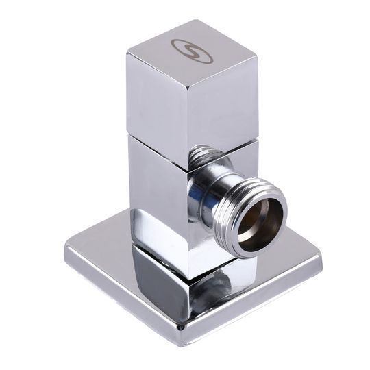 Кран напівобертовий кутовий SOLOMON 1/2&Prime;х3/4&Prime; CUBE 7078