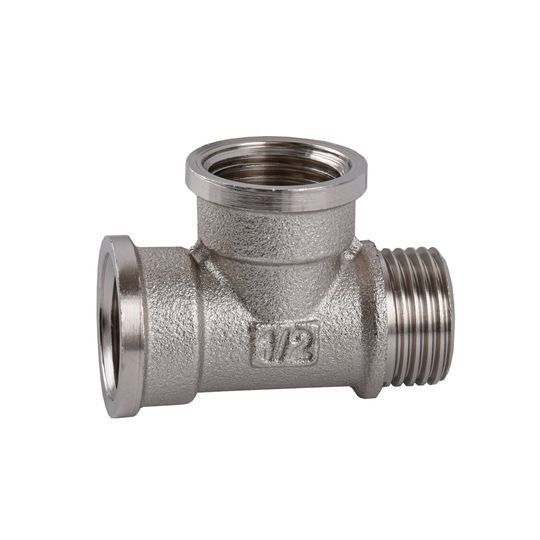 Трійник 1/2&Prime;ВВЗ нікельований NT334S OPTIMUM