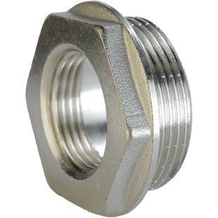 Футорка 1 1/4"х 3/4"ЗВ нікельована А0711А(нк)