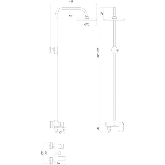 Душова система Globus Lux DS0010