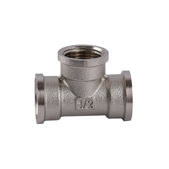 Трійник 1/2&Prime;ВЗВ нікельований NT336S OPTIMUM