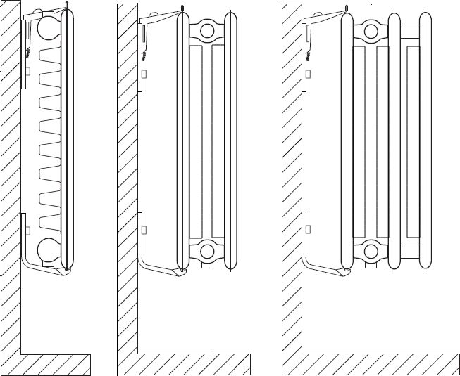 Універсальний комплект C-кронштейнів панельного радіатора NS-1018 CRISTAL (пар.12од.)