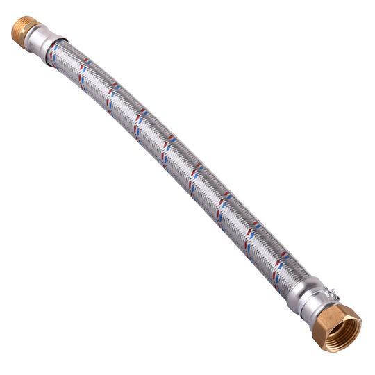 Шланг антивібраційний прямий SOLOMON 1&Prime; ЗВ 0,8м HS3001 S