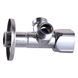 Кран кульовий кутовий подвійний ARCO 1/2&Prime;х 3/4&Prime;х3/4&Prime; A80TWIN CQ4107
