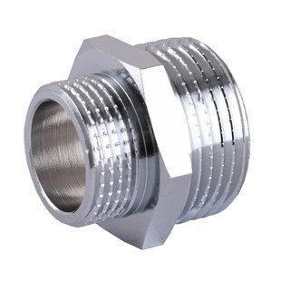 Ніпель SOLOMON 3/4&Prime;х1&Prime; ЗЗ хром 8208