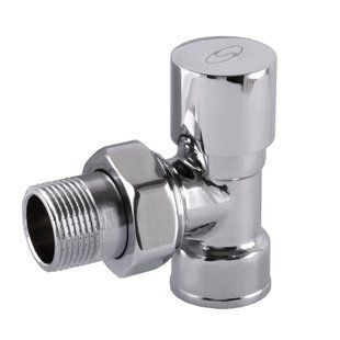 Кран вентильний кутовий з американкою SOLOMON 3/4&Prime; CHROM 1845