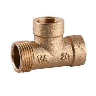 Трійник редукційний 3/4&Prime;х1/2&Prime;х1/2&Prime;ЗВВ латунний A0225А