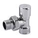 Кран вентильний кутовий з американкою SOLOMON 3/4&Prime; CHROM 1845